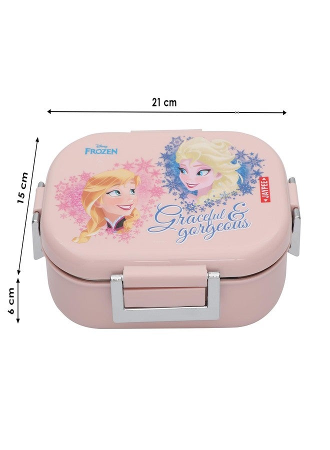 JAYPEE Inner Stainless Steel Insulated Lunch Box Topsteel Graceful & Gorgeous, Pink, 600 ml, Suitable for School Kids, Girls & Boys - Image 4